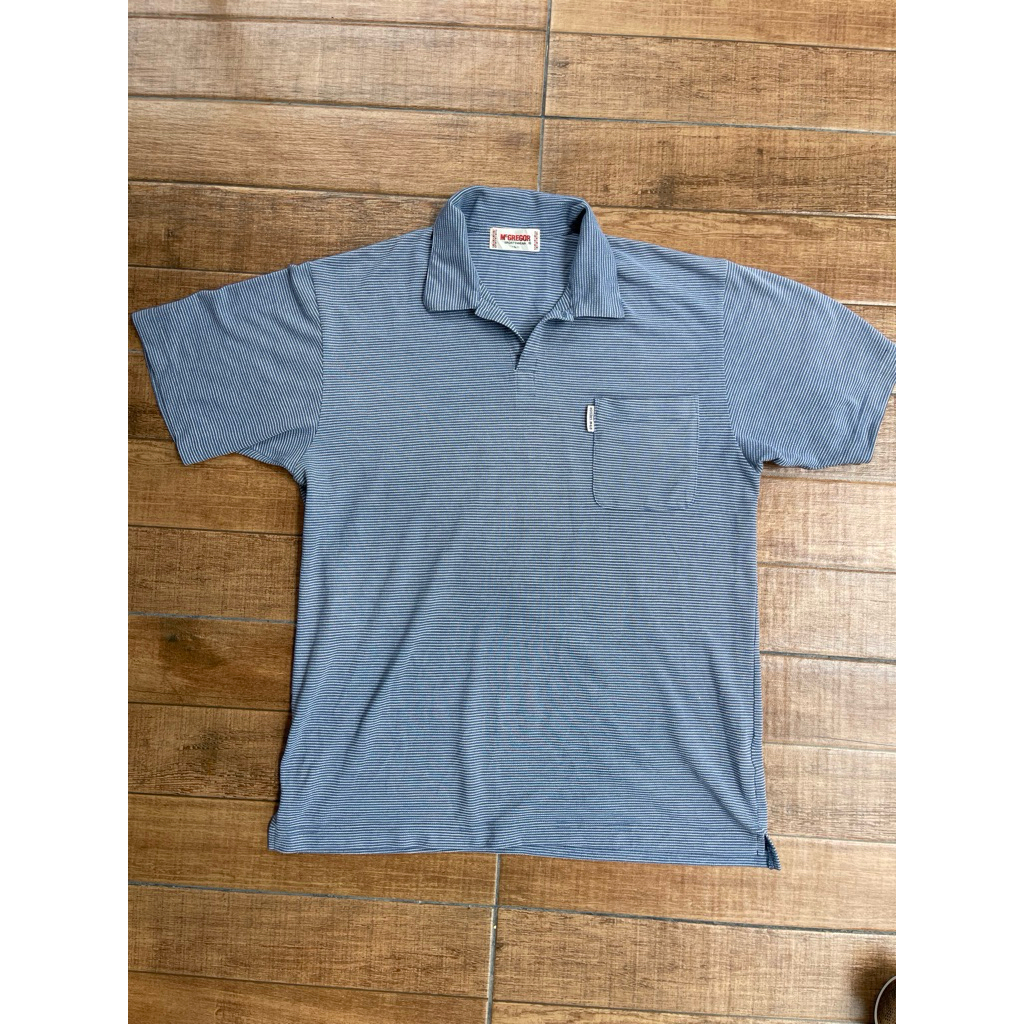 McGregor Polo Blue Striped มือสอง