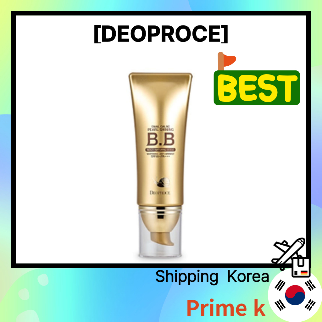 [DEOPROCE] Snail Galac Pearl Shining BB 40g/Pearl Glow radiant BB cream/สูตรพิเศษ Glow Care