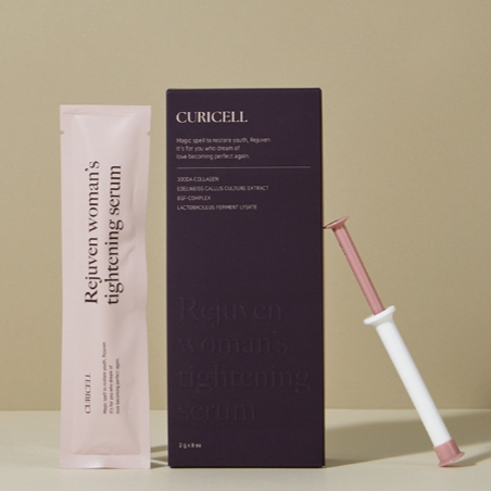 [Curicell] Rejuven Serum 8pcs อาหารเสริมคอลลาเจนเพื่อความกระชับและจุดซ่อนเร้น รองรับหลังคลอดบุตร & b