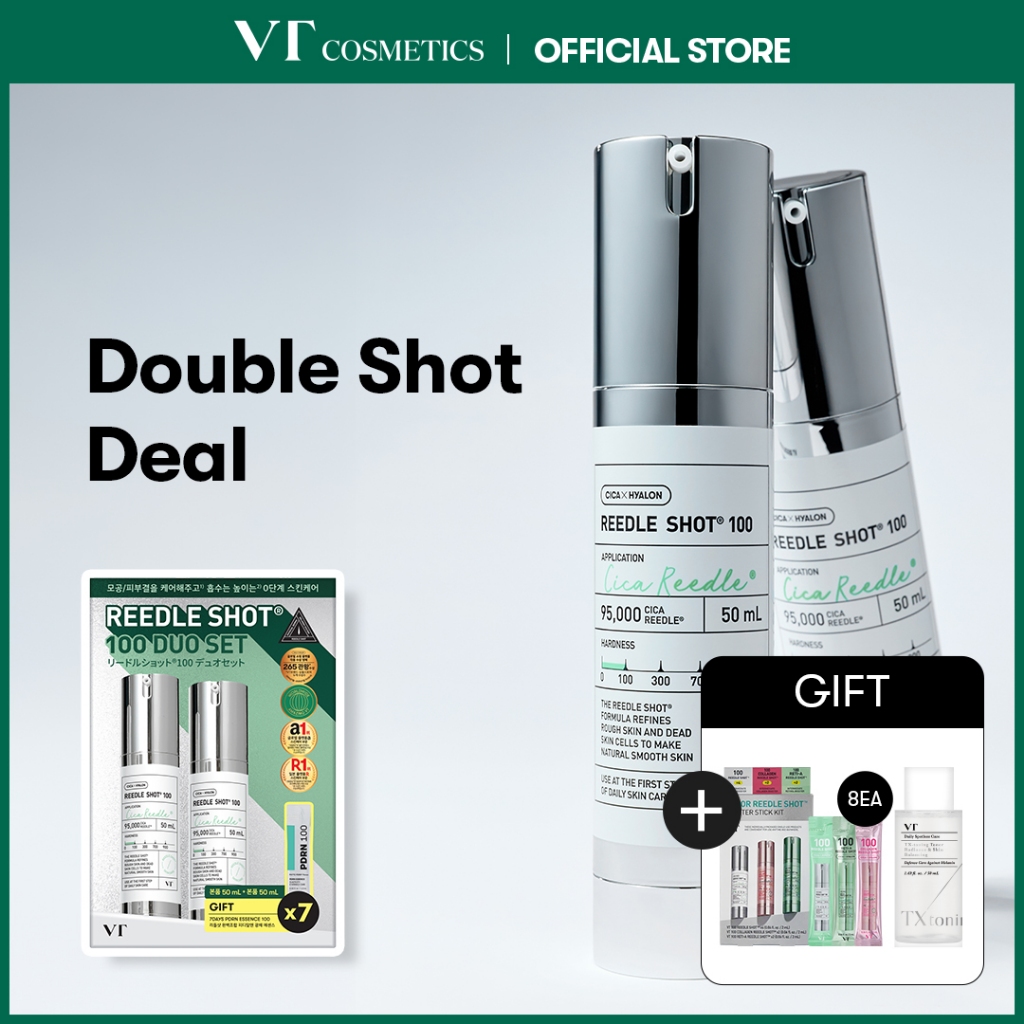 [VT] Reedle Shot Special Duo Set เซรั่มบูสเตอร์ผิว เซรั่มเข็มเกาหลี รีเดิ้ลช็อต [Official Flagship]