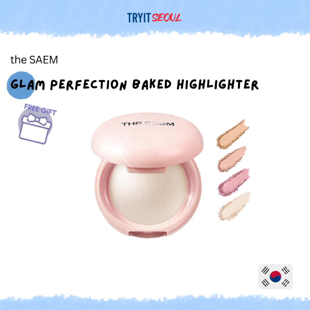 [THE SAEM] Glam Perfection Baked Highlighter / ไฮไลท์ หน้าพุ่ง ตัวดัง จากเกาหลี สีสวยมาก