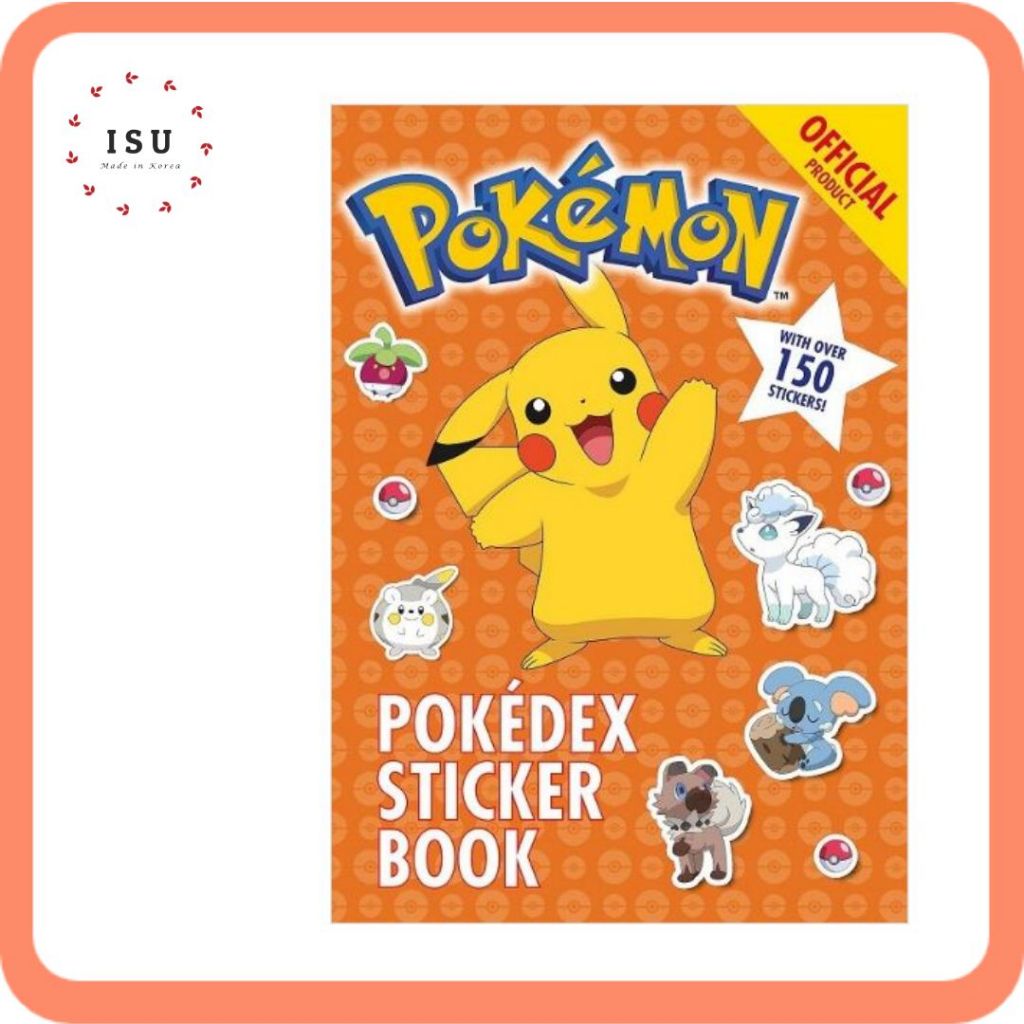 [Children Book] The Official Pokemon Pokedex Sticker Book with over 150 stickers (Paperback)