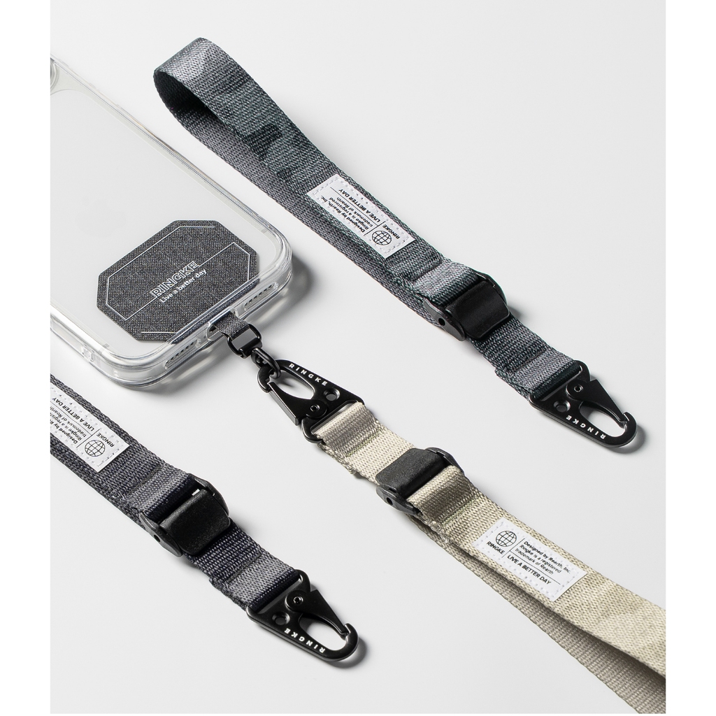 Ringke Holder Link & Tactical Cam Buckle Hand Strap สำหรับสมาร์ทโฟนและอุปกรณ์เสริมอื่นๆ