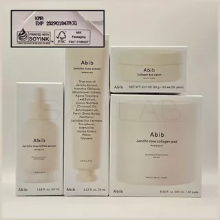 [Abib] เซ็ตดูแลผิว Jericho Rose – เพื่อความชุ่มชื้น & ความกระชับ