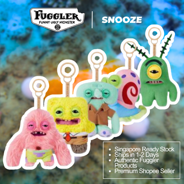 [SNOOZE STORE SG] FUGGLER SPONGEBOB SQUAREPANTS 5" KEYRING