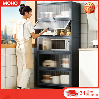 Kitchen shelf floor standing multi-layer cabinet storage cabinet bowl cabinet, storage cabinet multifunctional stora