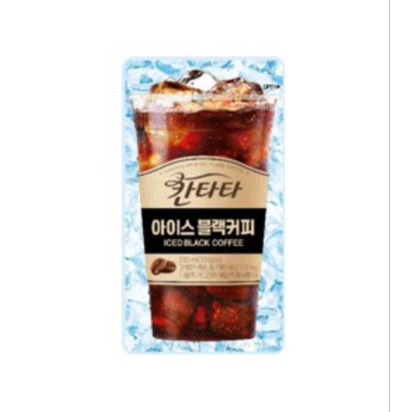 CANTATA เกาหลีนําเข้าIced CoffeelBlack / Caramel Macchiato / Hazelnut / Zero Sweet Americano