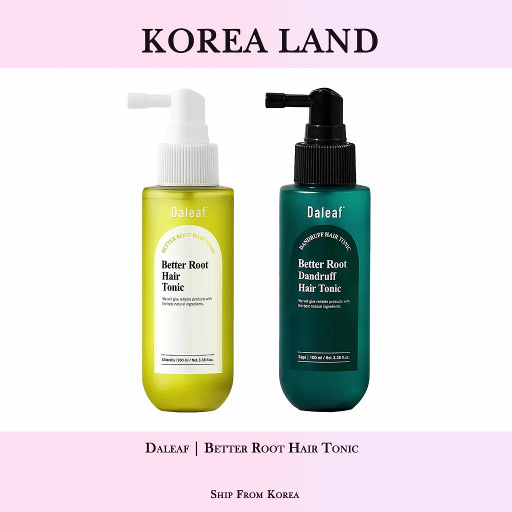 Daleaf | Better Root Hair Tonic -/ ChlorellaSage Dandruff ( 100มล . )