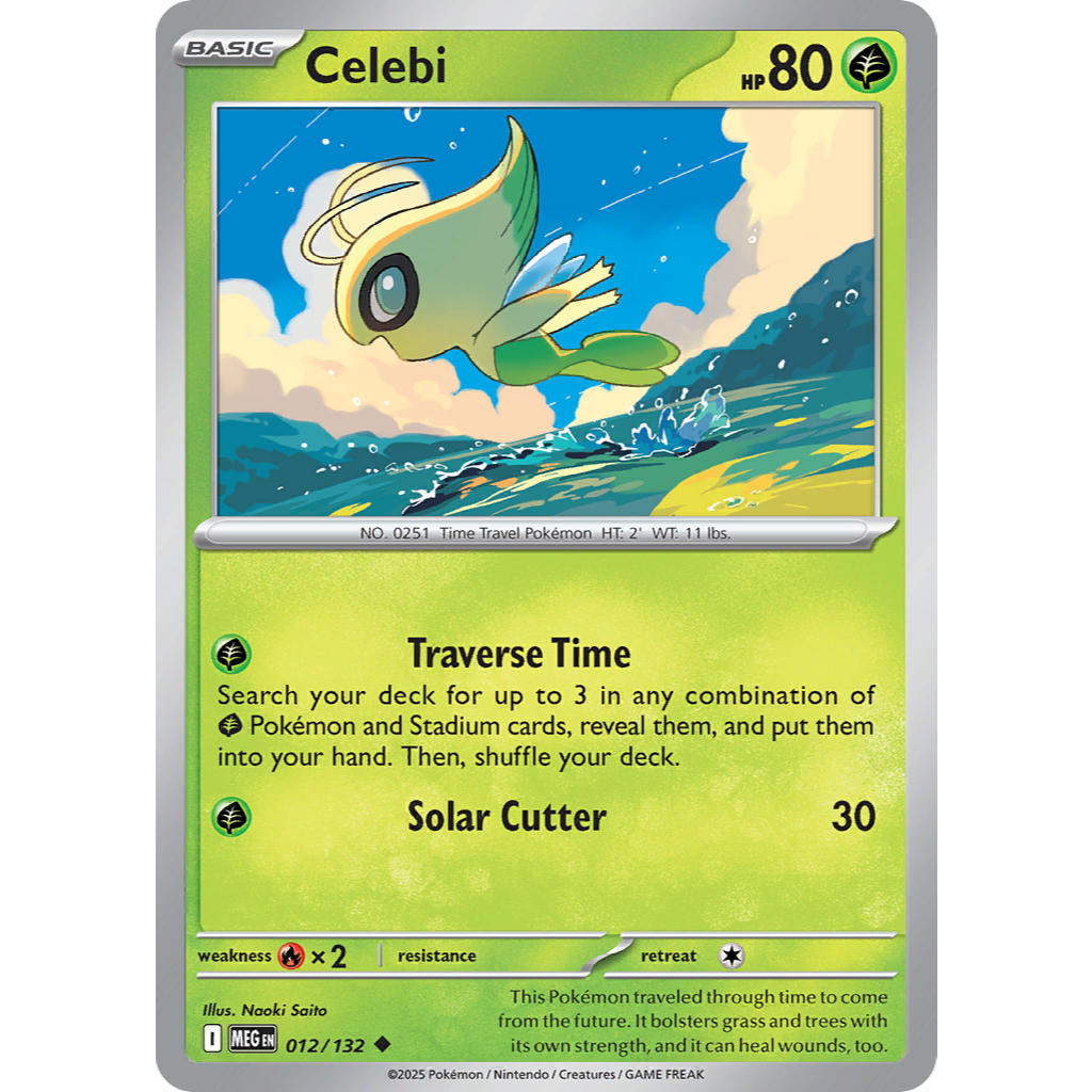 [โปเกมอน TCG] [Mega Evolution: Mega Evolution] Uncommon RH Celbi