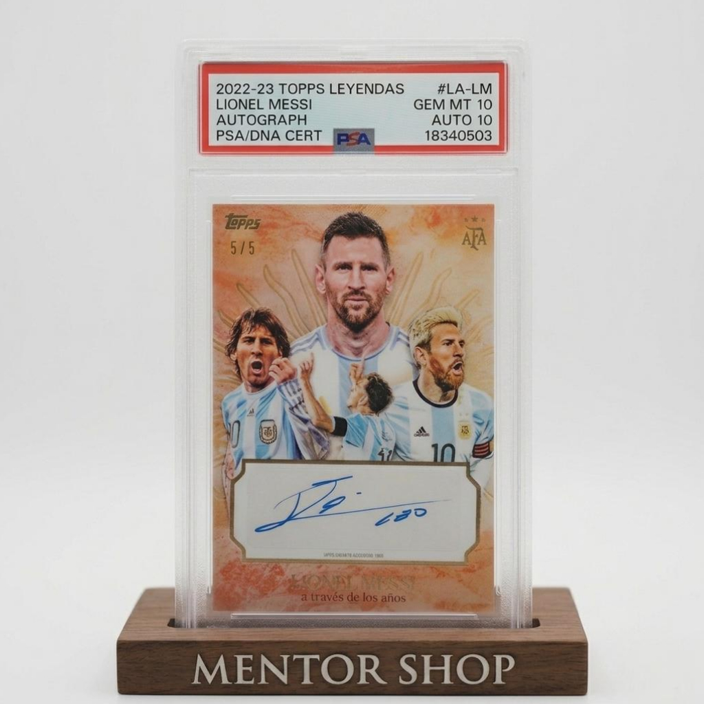 [ร้านเมนเตอร์] ✨ Messi Legend Auto Custom Facsimile Card – Premium Argentina Football Collector Edition✨