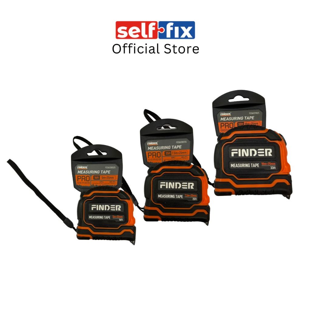 เทปวัด Finder Pro (5M/7.5M/10M x 25mm)