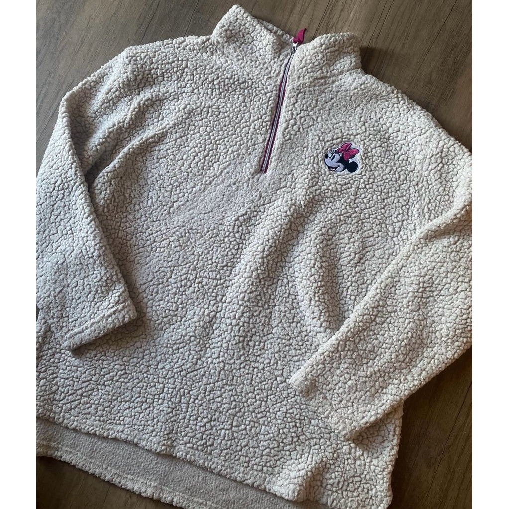 Disney Minnie Mouse Sherpa Quarter Zip Fleece
