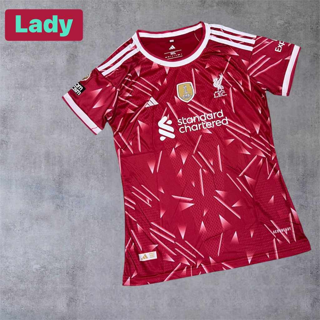 เสื้อบอลเสื้อกีฬาผู้หญิงขนาดฟรีไซร้อกอก32ถึง38ทรงเข้ารูปป้ายห้อยxLผ้านิ่มเย็นใส่สบาย
