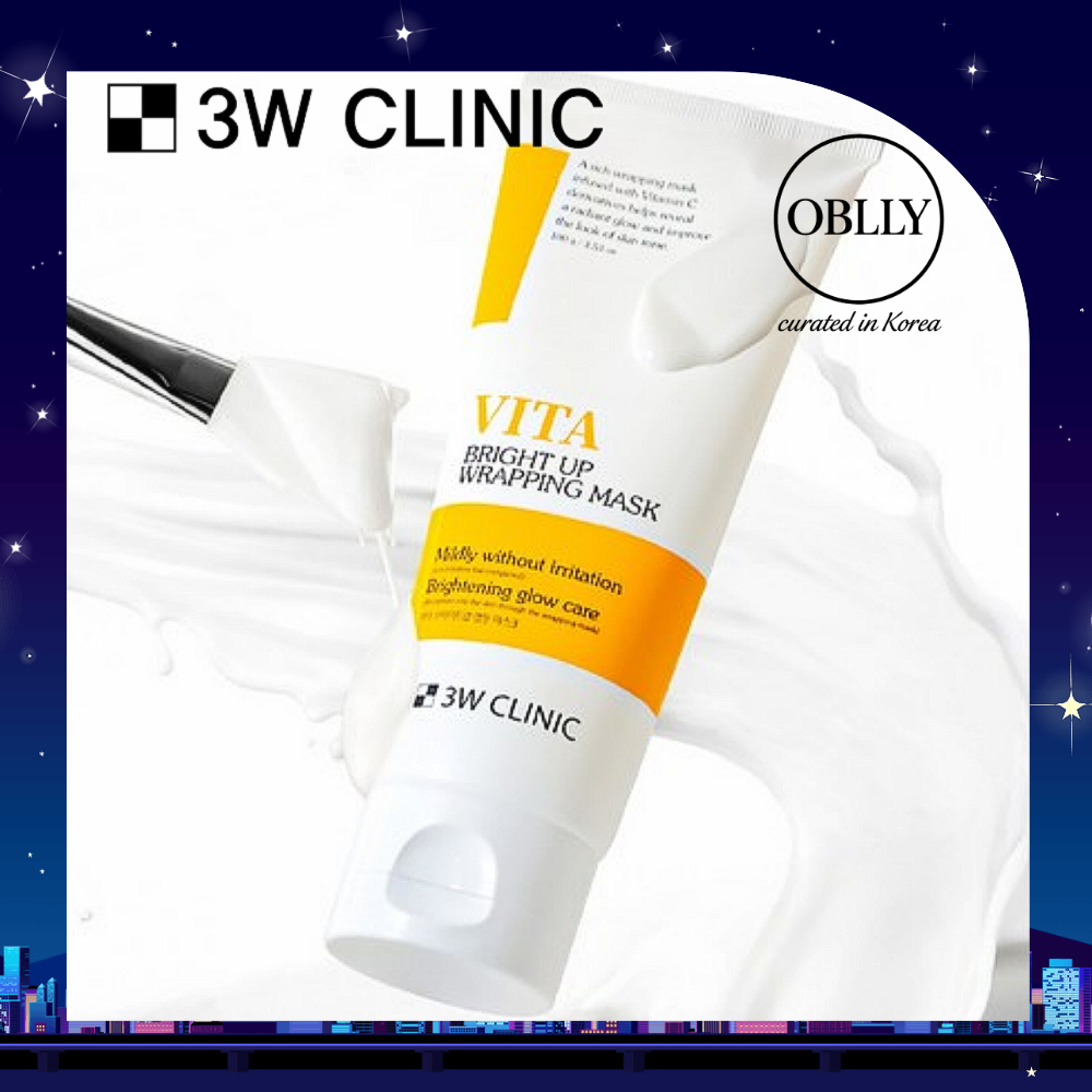[3W Clinic] Vita Bright Up Wrapping Mask 100g #3WClinic #Kbeauty