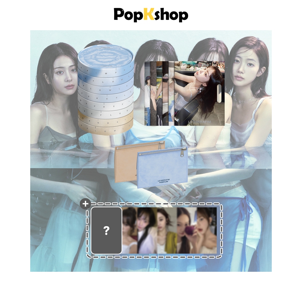 [ของแถม]  LE SSERAFIM 2nd Studio Album [ PUREFLOW pt.1 ] STANDARD / COMPACT / Weverse Albums Ver