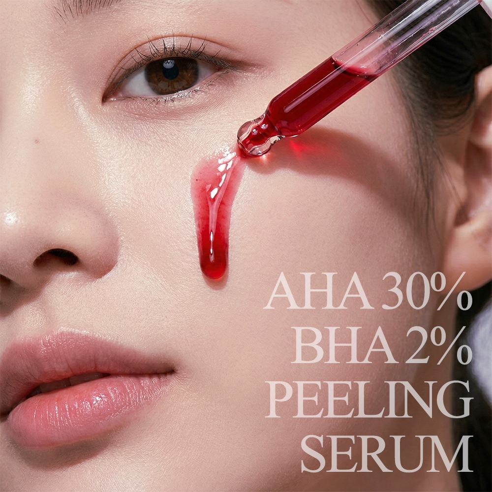[K-Beauty] CARENEL Red Peeling Serum 30ml | AHA 30% BHA 2% Exfoliating Pore Care Wash-Off