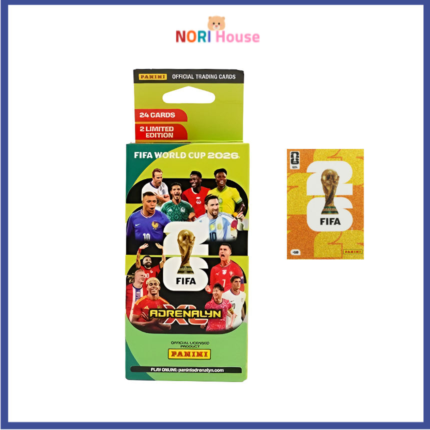 【ของแท้】Panini FIFA World Cup 2026 Multipack การ์ดฟุตบอลโลก ชุดการ์ดสะสม พร้อมการ์ดลิมิเต็ด