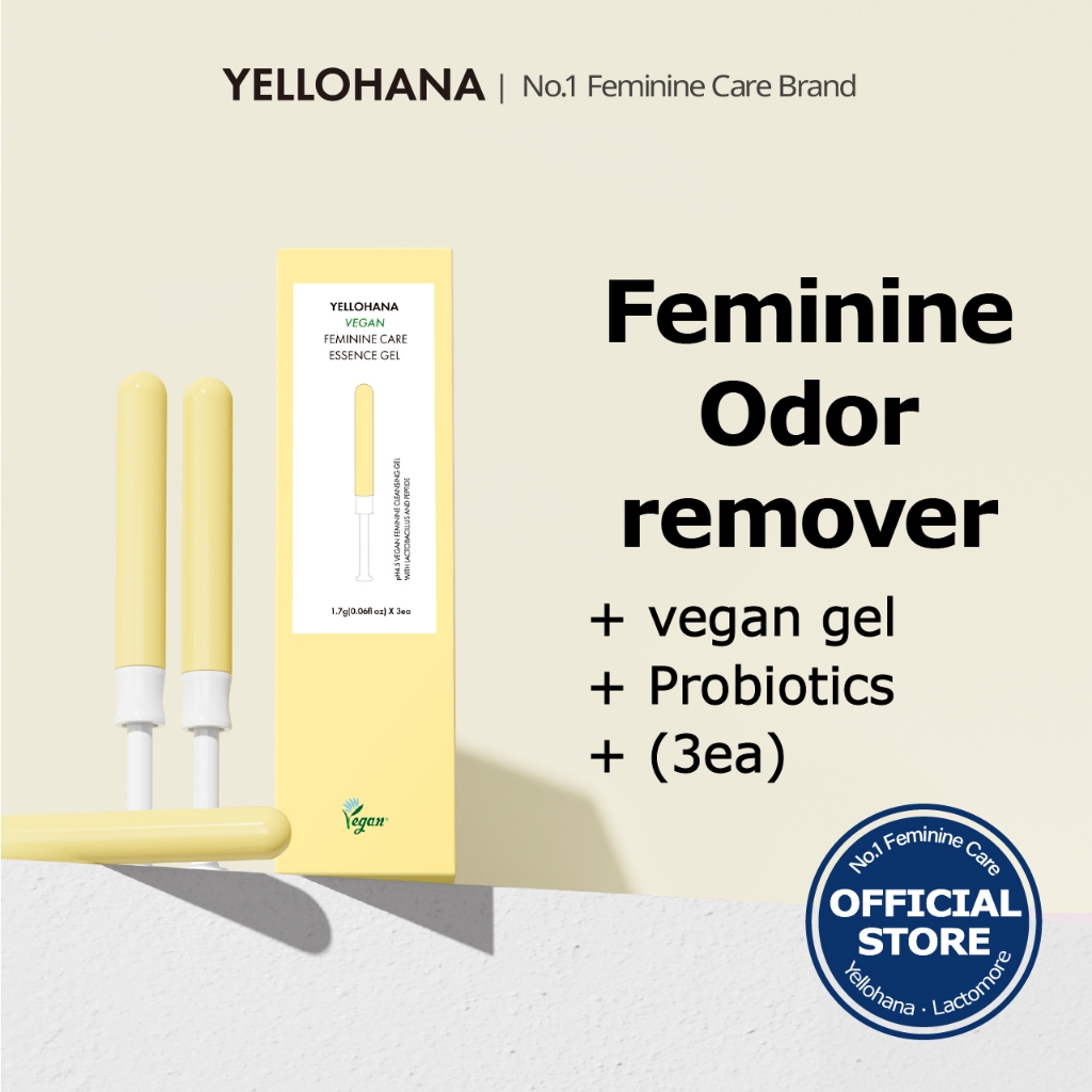 [Yellohana Official] Intimate Care Gel | โปรไบโอติกในช่องคลอด Applicator | การกําจัดกลิ่นผู้หญิง (3e