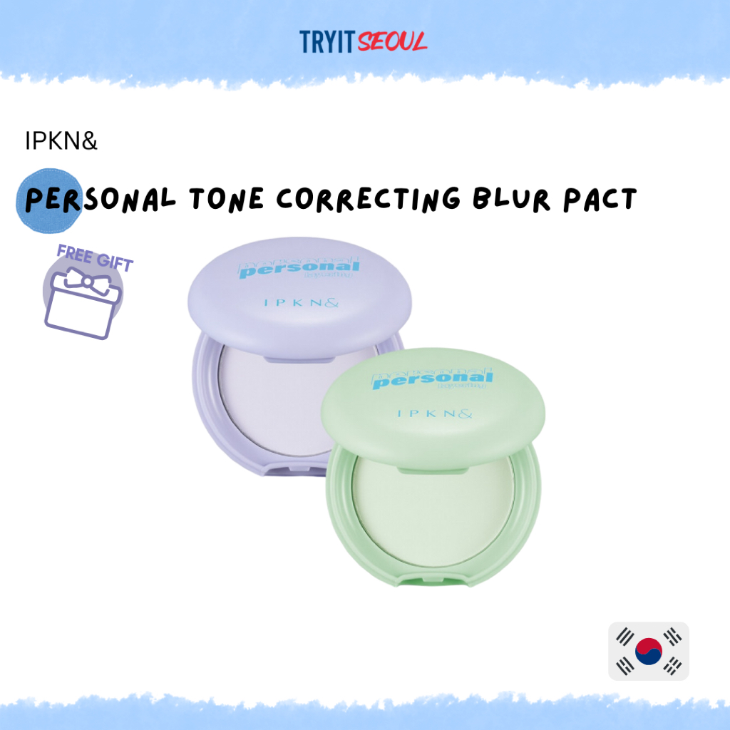 [IPKN&] Personal Tone Correcting Blur Pact 5.5g (DAISO KOREA) / แป้งฮิตตัวดังใน X ผิวผ่อง