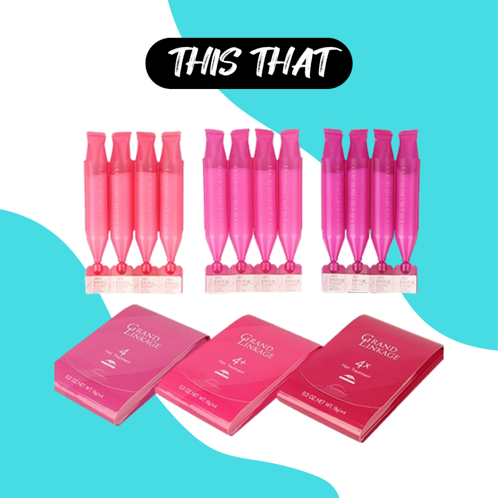 [MILBON] Grand Linkage Hair Treatment 9g x 4pcs=36g 3 แบบ 4,4+,4x