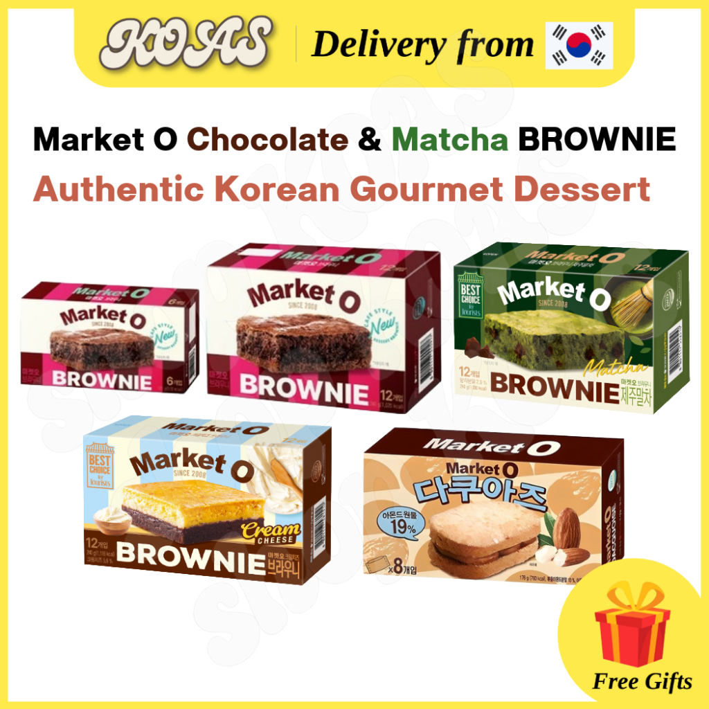[ORION] Market O Real Brownie Chocolate / Matcha / Cheese / Dacquoise / ขนมแท้เกาหลี