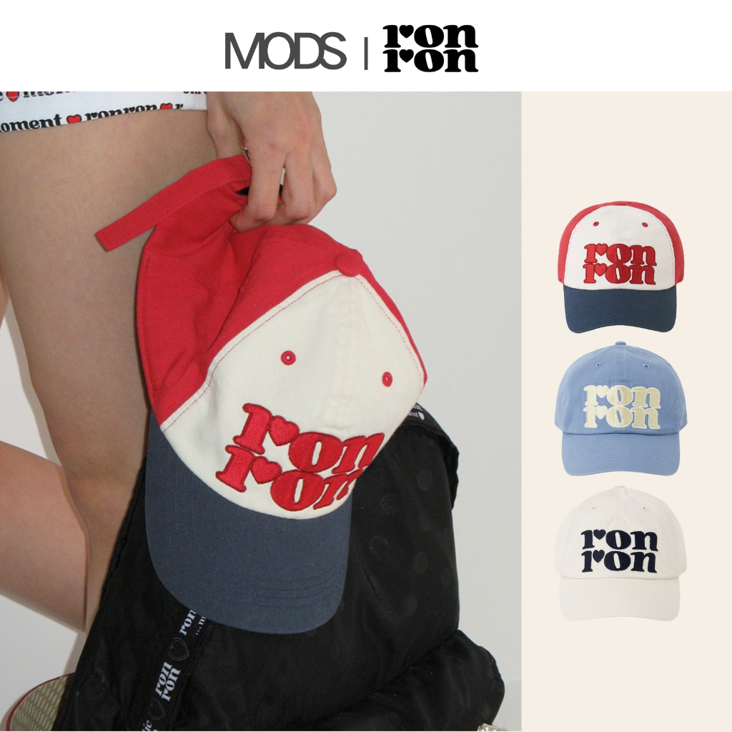 [RONRON] Logo Ball Cap / 6colors