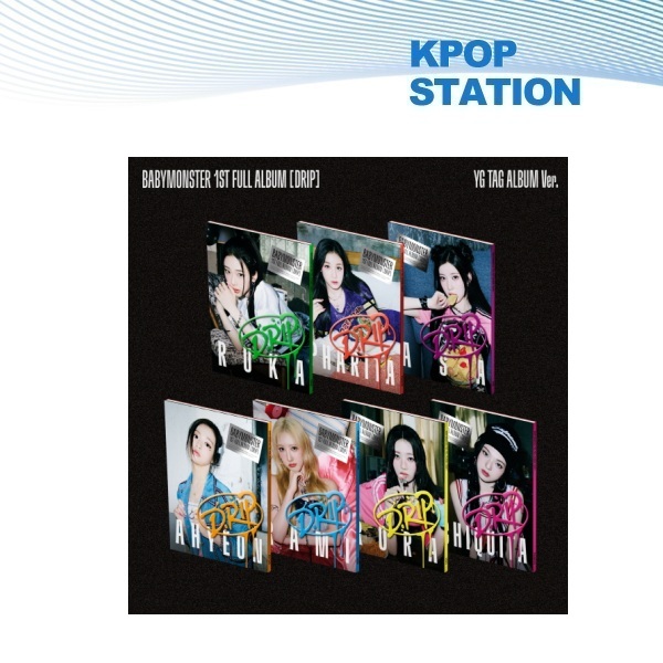 BABYMONSTER - [ DRIP ] YG TAG Album Ver. (+ของแถม)