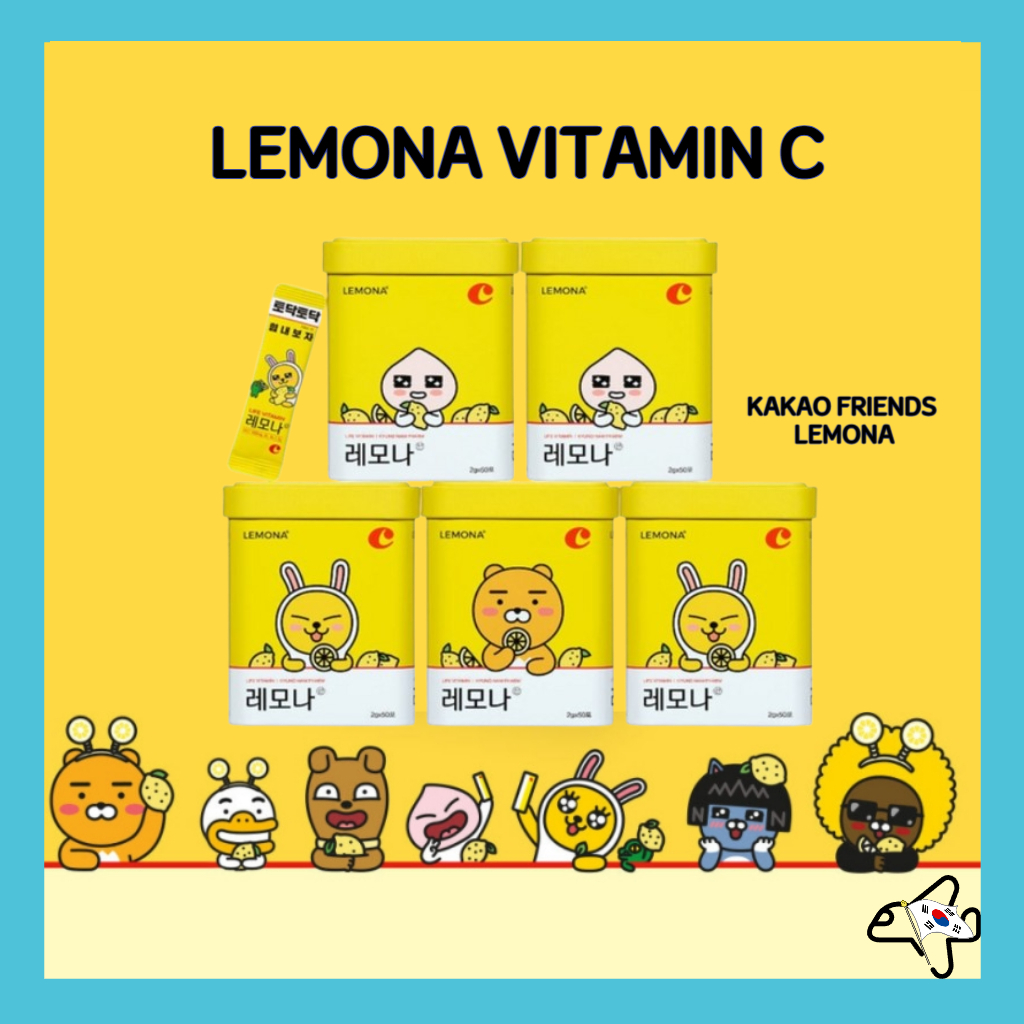 KAKAO FRIENDS Lemona/Lemona Vitamin C / วิตามินซีเกาหลี/KAKAO FRIENDS/ Lemona Powder Stick