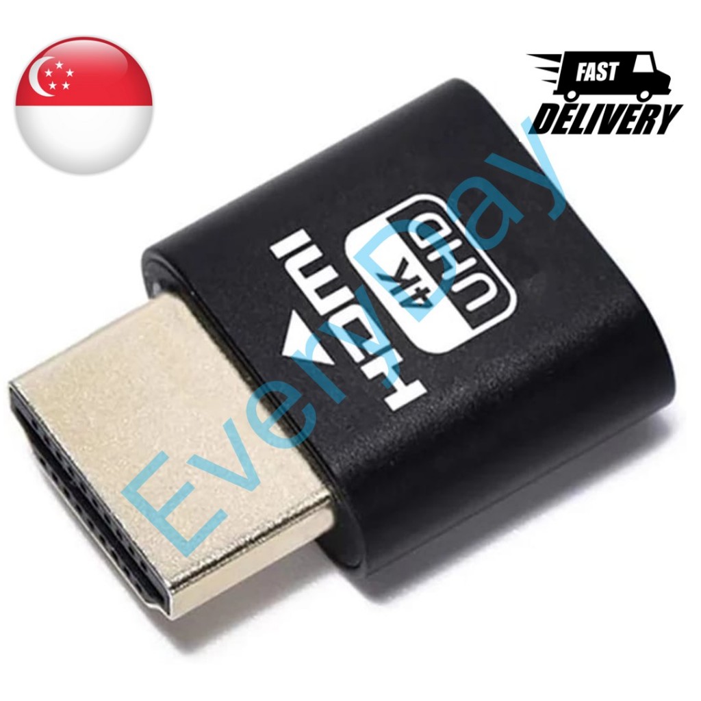 ปลั๊กดองเกิล HDMI Dummy สําหรับการเข้าถึงระยะไกลง่ายเหมาะสําหรับคอมพิวเตอร์และกราฟิกการ์ด