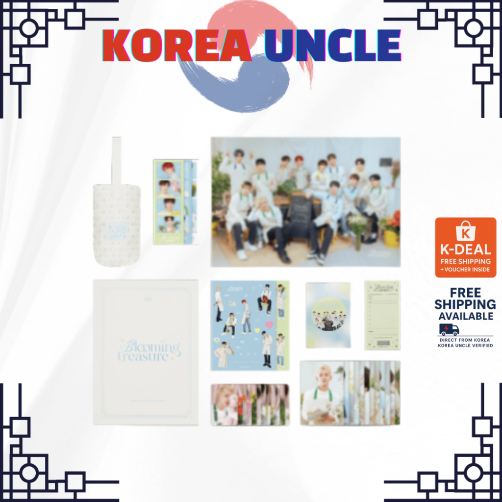 TREASURE [BLOOMING] PHOTO WELCOME BOOK Official Weverse Merch ของแท้ 100% TREASURE Photobook Set | เ