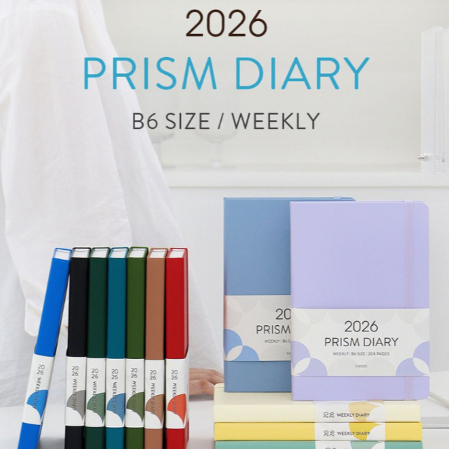 [INDIGO] 2026 Weekly Diary PRISM B6, Dated Planner