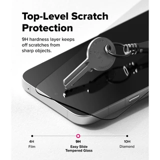 Ringke Easy Slide Glass สําหรับ Nothing Phone (4a) Pro กระจกนิรภัยกันรอยหน้าจอ
