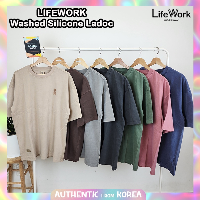 LIFEWORK เสื้อยืดแขนสั้น ซิลิโคน จาก Ladoc สำหรับทุกเพศ หลากสีให้เลือก ggl007