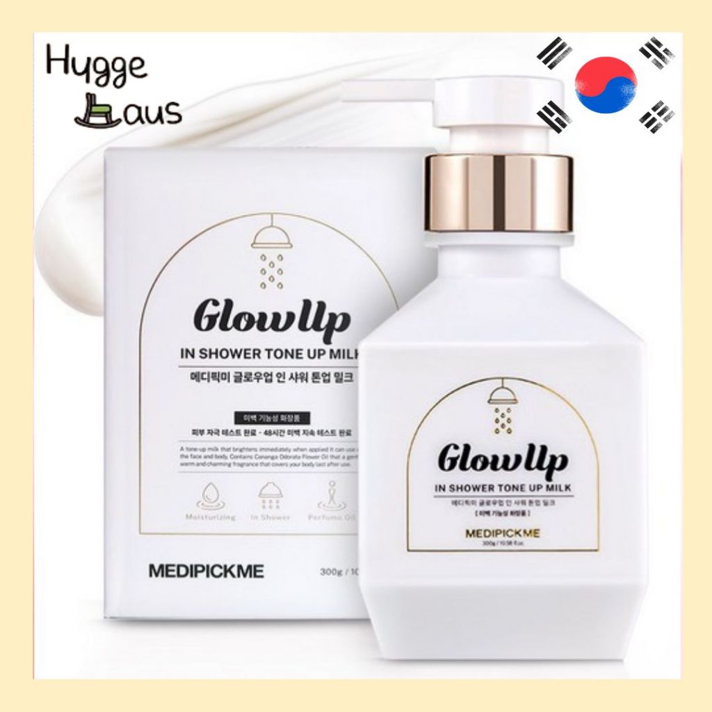 【MEDIPICKME】Glow Up In-Shower Tone Up Milk Body Lotion 300g โลชั่นบำรุงผิวกาย