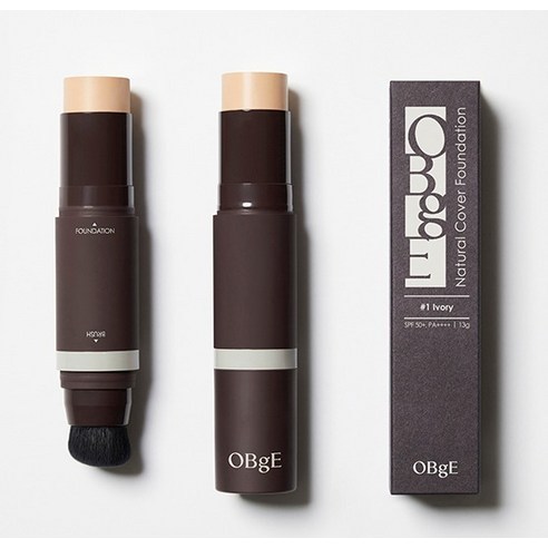 [K-BEAUTY] OBgE Natural Cover Foundation Stick for Men 13g No.3 Sand 3-in-1 All-In-One Pore Cover 2 