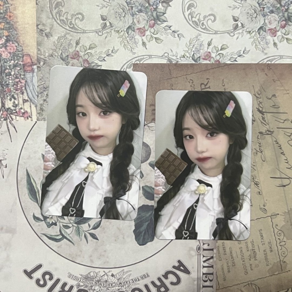 IVE Jang Wonyoung WM5 โฟโต้การ์ดทรงกลม, โฟโต้การ์ดทรงกลม WM ช็อกโกแลตคอนเซปต์ Wonyoung สินค้าโฟโต้กา