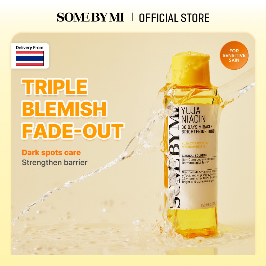 SOME BY MI Yuja Niacin 30 Days Miracle Brightening Toner [150ml], โทนเนอร์เพื่อผิวกระจ่างใส