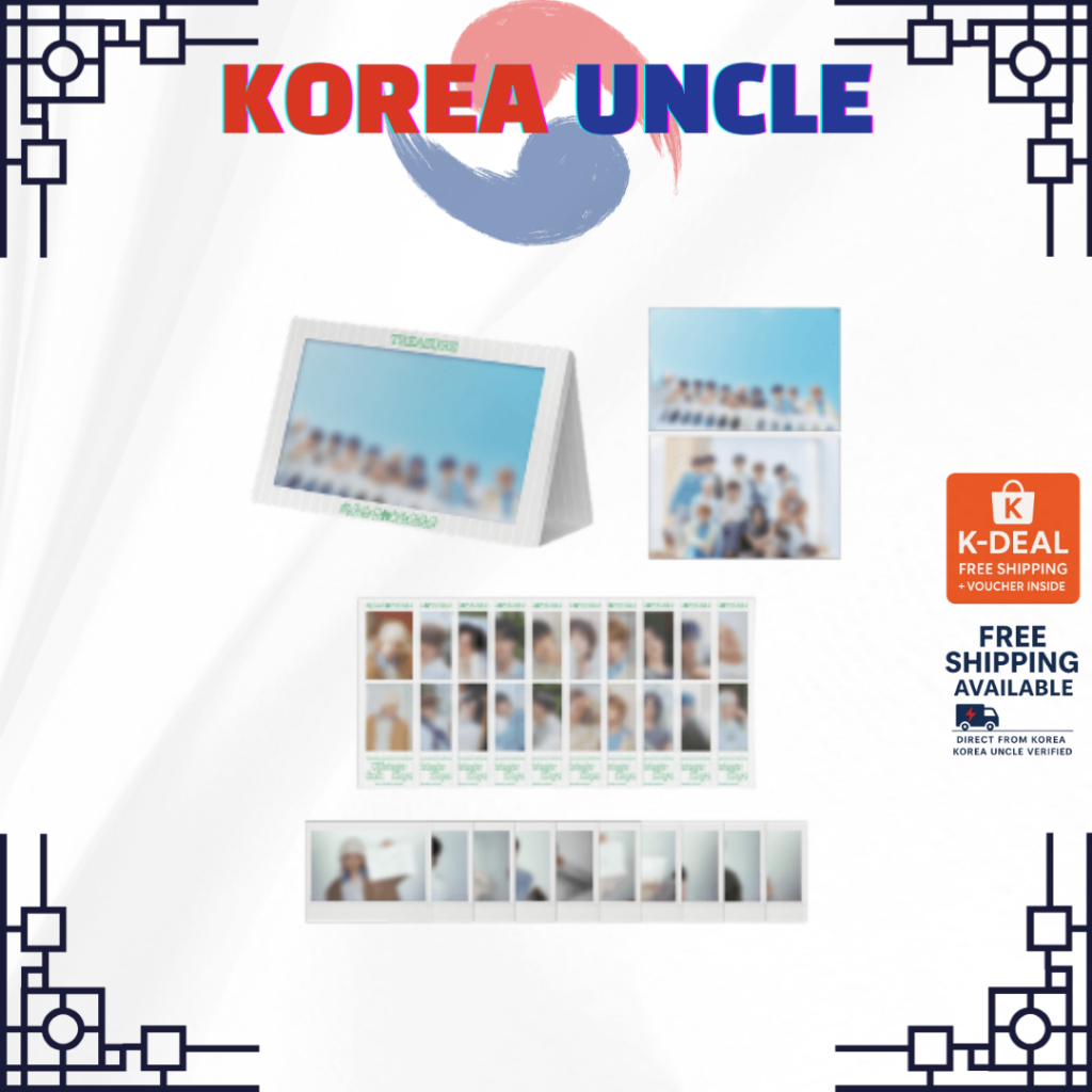 TREASURE [SOFTDAYS] แพ็คเกจภาพถ่ายอย่างเป็นทางการ + ชุดกรอบ Weverse Merch K-POP TREASURE Photobook S