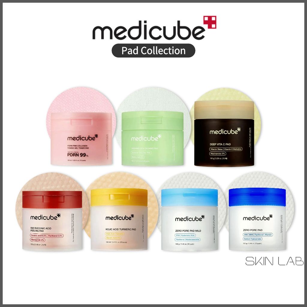 [medicube] [ของแท้ 100%] medicube Toner Pad ครบ 7 สูตร! รูขุมขนกระชับ/ผิวกระจ่างใส 🔥 พร้อมส่งทันที