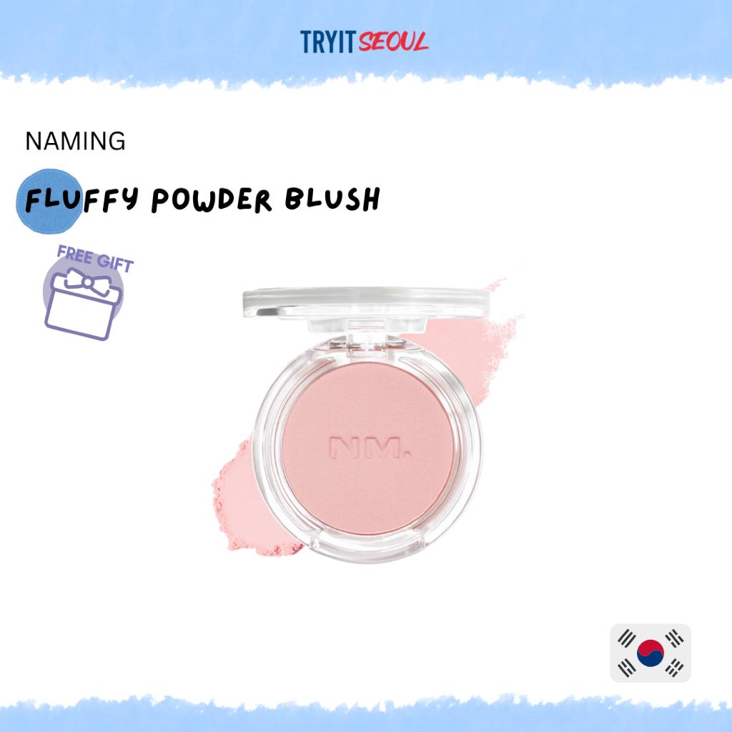 [NAMING.] Fluffy Powder Blush 3.2g (17 สี)