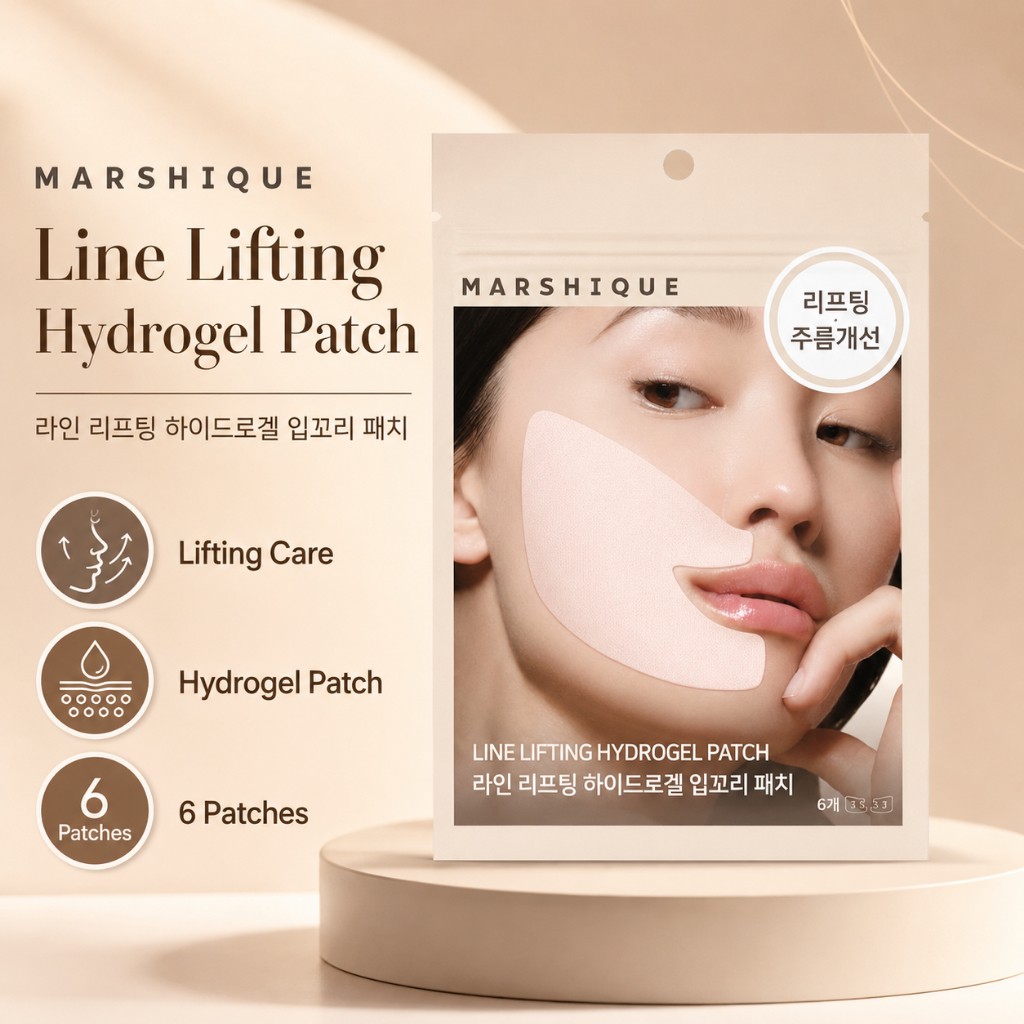 [marshique] Line Lifting Hydrogel Patch, 6pcs / Korean Hydrogel Patch / Line Lifting Effect / ของแท้