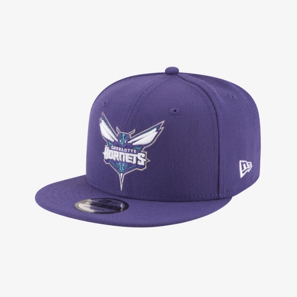 New Era 9FIFTY Snapback Cap สีม่วง ทีมCharlotte Hornets