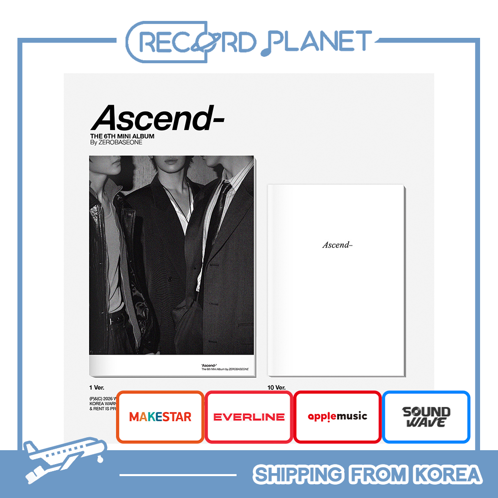 [POB] ZEROBASEONE - The 6th Mini Album [Ascend-] Photobook Ver. (1 Ver. & 10 Ver.)