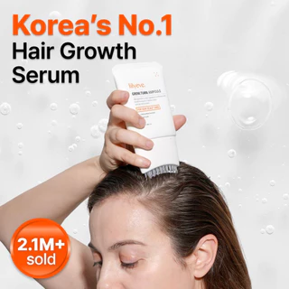 Lilyeve Grow Turn/Scalp Turn Brush Ampoule 100ml Exosome Cica PDRN/BLACK เซรั่มบำรุงหนังศีรษะและเส้นผมจากเกาหลี