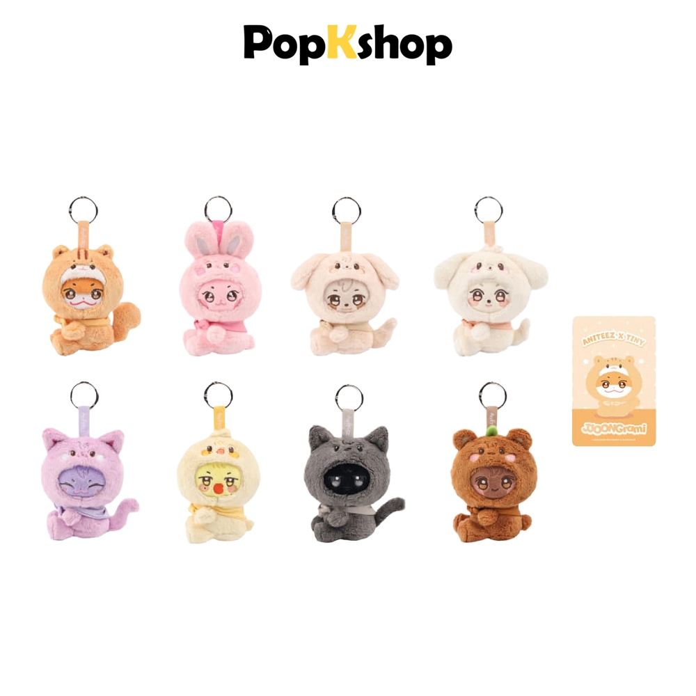 ATEEZ X ANITEEZ POP UP [ ANITEEZ IN COLOR ] MD ANITEEZ X TINY PLUSH KEYRING สินค้าอย่างเป็นทางการ