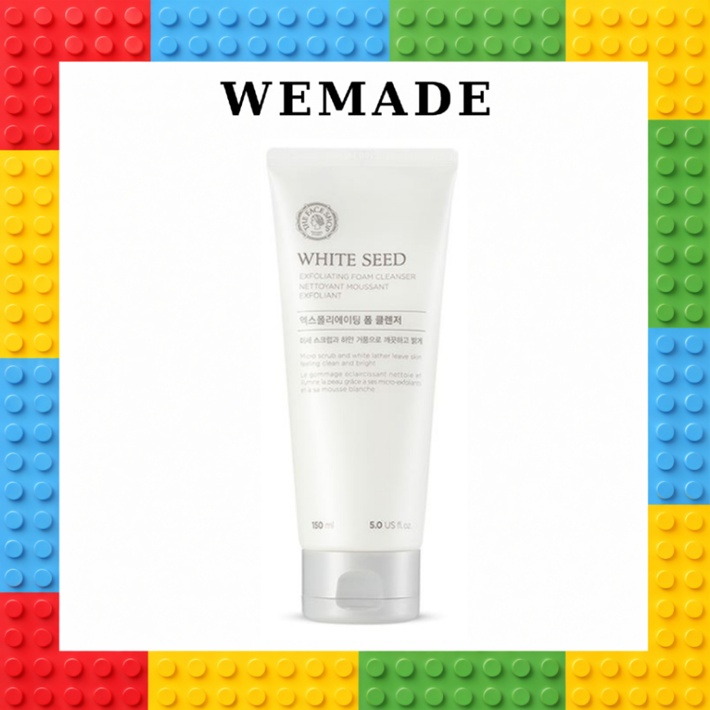 [The Face Shop] White Seed Exfoliating Foam Cleanser 150ml