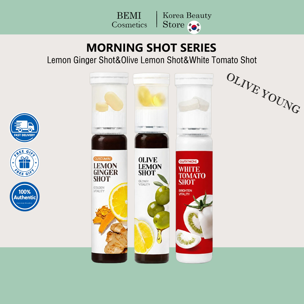 LATIB Olive Lemon / Glutathione White Tomato / Curcumin Lemon Ginger Shot 1EA
