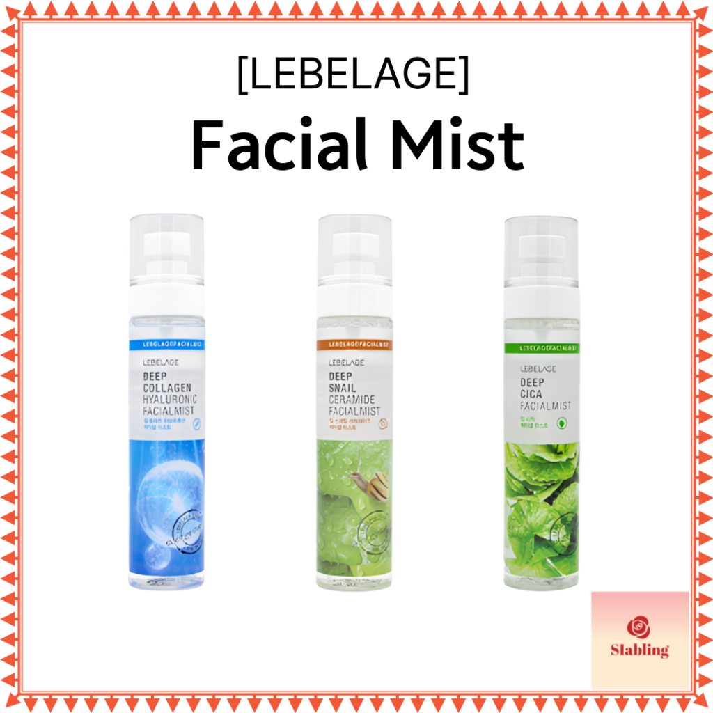 [LEBELAGE] Facial Mist 3Types 120ml / คอลลาเจน หอยทาก Cica