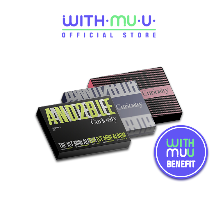 [พร้อมส่ง] AND2BLE - [Sequence 01: Curiosity] 1st Mini Album [อัลบั้ม AND2BLE] (WITHMUU POB)