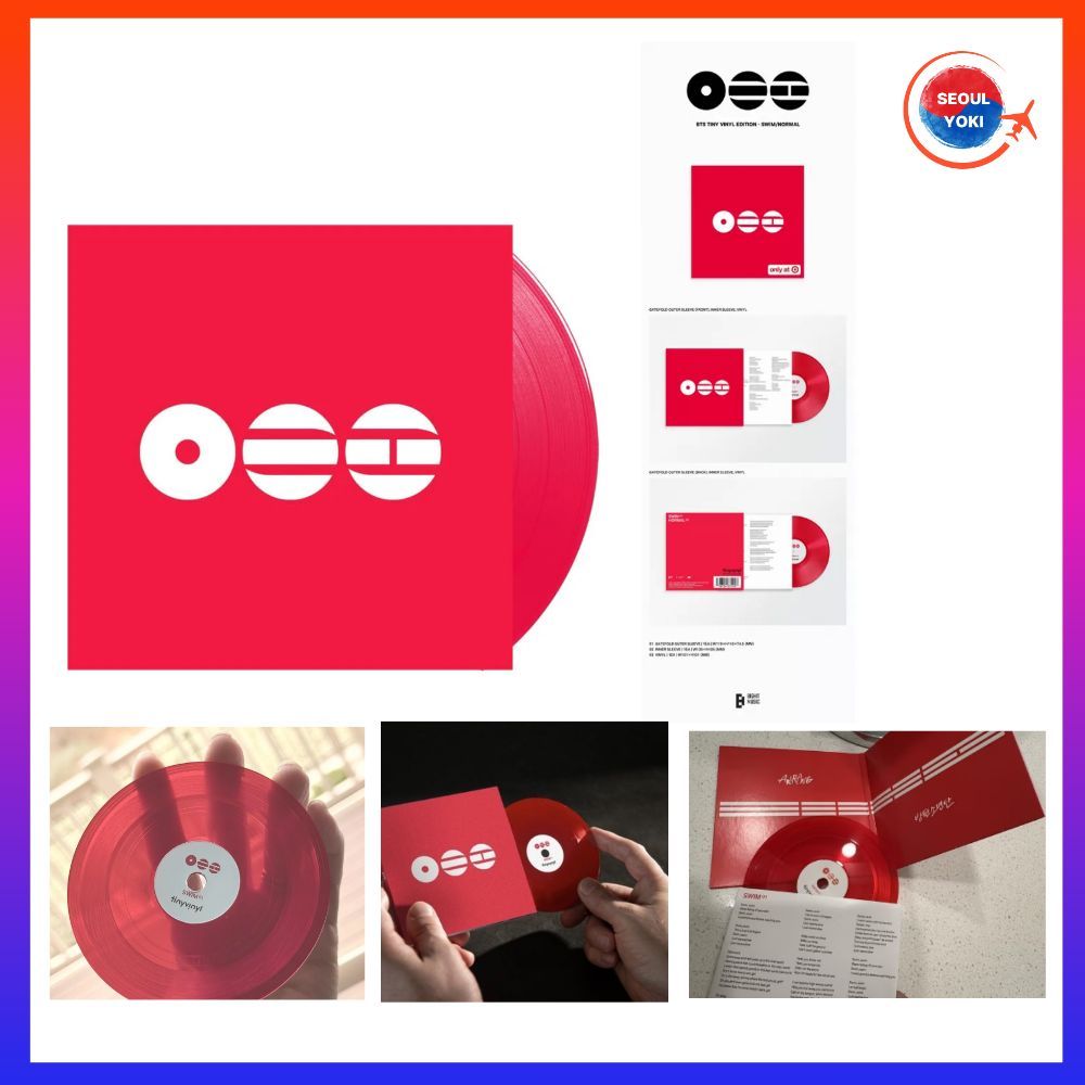 BTS LP Single SWIM /Normal (ไวนิล 4 นิ้ว/แดง)